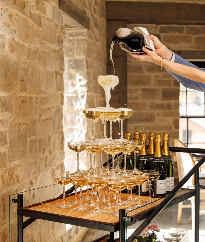 Elora Mill Champagne Tower